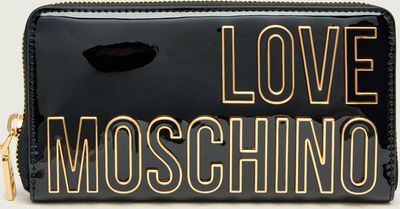 Portfel damski elegancki Love Moschino ze sklepu: Gomez Fashion Store w kategorii: Portfele damskie - zdjęcie 874714-BD9-10338_LM262W000028000