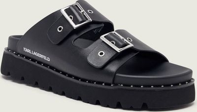 Klapki damskie na lato Karl Lagerfeld ze sklepu: Gomez Fashion Store w kategorii: Klapki damskie - zdjęcie 874714-BD9-10338_KL262W000023000