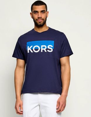 T-shirt męski elegancki Michael Kors ze sklepu: Gomez Fashion Store w kategorii: T-shirty męskie - zdjęcie 874714-BD9-10338_MK262M000023401