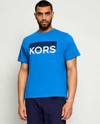 Michael Kors - T-shirt męski elegancki ze sklepu: Gomez Fashion Store w kategorii: T-shirty męskie - zdjęcie 874714-BD9-10338_MK262M000023594