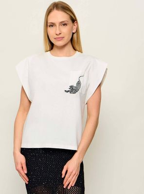 Bluzka damska na wiosnę AKEP ze sklepu: Gomez Fashion Store w kategorii: Bluzki damskie - zdjęcie 874714-BD9-10338_AP262W000023002
