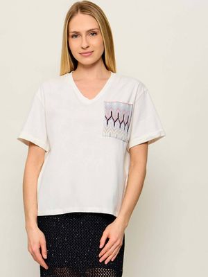AKEP - Bluzka damska na lato młodzieżowa ze sklepu: Gomez Fashion Store w kategorii: Bluzki damskie - zdjęcie 874714-BD9-10338_AP262W000024012