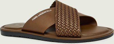 Klapki męskie na lato Karl Lagerfeld ze sklepu: Gomez Fashion Store w kategorii: Klapki męskie - zdjęcie 874714-BD9-10338_KL262M000133C84
