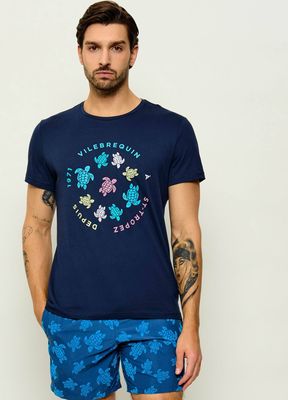 T-shirt męski Vilebrequin ze sklepu: Gomez Fashion Store w kategorii: T-shirty męskie - zdjęcie 874714-BD9-10338_VI262M000018390