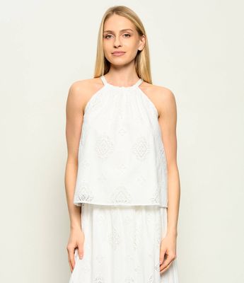 Ba&sh - Bluzka damska elegancka ze sklepu: Gomez Fashion Store w kategorii: Bluzki damskie - zdjęcie 874714-BD9-10338_BH262W000015004