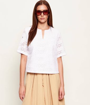 Joop! - Bluzka damska młodzieżowa na lato ze sklepu: Gomez Fashion Store w kategorii: Bluzki damskie - zdjęcie 874714-BD9-10338_JO262W000068100