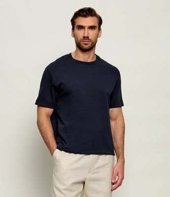 T-shirt męski na lato Windsor ze sklepu: Gomez Fashion Store w kategorii: T-shirty męskie - zdjęcie 874714-BD9-10338_WR262M000006402