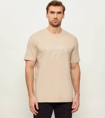 T-shirt męski wiosenny Iceberg ze sklepu: Gomez Fashion Store w kategorii: T-shirty męskie - zdjęcie 874714-BD9-10338_II262M000039A86