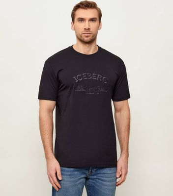 T-shirt męski Iceberg ze sklepu: Gomez Fashion Store w kategorii: T-shirty męskie - zdjęcie 874714-BD9-10338_II262M000039900