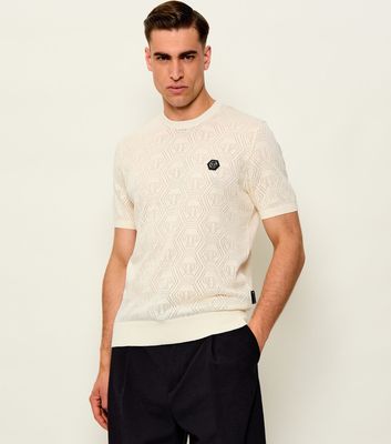 Philipp Plein - Sweter męski ze sklepu: Gomez Fashion Store w kategorii: Swetry męskie - zdjęcie 874714-BD9-10338_PN262M000005A36
