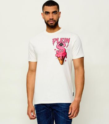 Philipp Plein - T-shirt męski ze sklepu: Gomez Fashion Store w kategorii: T-shirty męskie - zdjęcie 874714-BD9-10338_PN262M000012A36