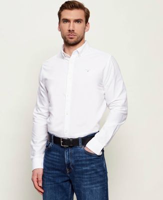 Barbour - Koszula męska wiosenna elegancka ze sklepu: Gomez Fashion Store w kategorii: Koszule męskie - zdjęcie 874714-BD9-10338_UR262M000041056