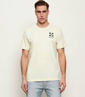 T-shirt męski casual Off-White ze sklepu: Gomez Fashion Store w kategorii: T-shirty męskie - zdjęcie 874714-BD9-10338_OF262M000019077