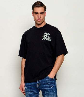 T-shirt męski wiosenny młodzieżowy Off White ze sklepu: Gomez Fashion Store w kategorii: T-shirty męskie - zdjęcie 874714-BD9-10338_OF262M000022076