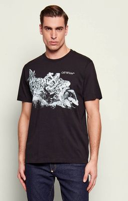 T-shirt męski Off-White ze sklepu: Gomez Fashion Store w kategorii: T-shirty męskie - zdjęcie 874714-BD9-10338_OF262M000028076