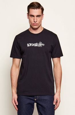 T-shirt męski Off-White ze sklepu: Gomez Fashion Store w kategorii: T-shirty męskie - zdjęcie 874714-BD9-10338_OF262M000029076