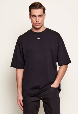 T-shirt męski casual na wiosnę Off White ze sklepu: Gomez Fashion Store w kategorii: T-shirty męskie - zdjęcie 874714-BD9-10338_OF262M000033076