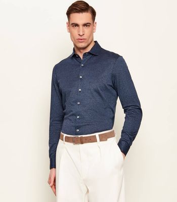 Koszula męska na wiosnę Gran Sasso ze sklepu: Gomez Fashion Store w kategorii: Koszule męskie - zdjęcie 874714-BD9-10338_GG262M000025661