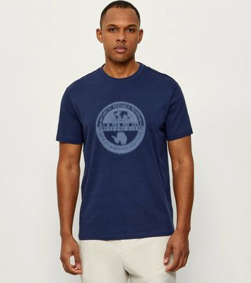 T-shirt męski Napapijri ze sklepu: Gomez Fashion Store w kategorii: T-shirty męskie - zdjęcie 874714-BD9-10338_NA262M000024836