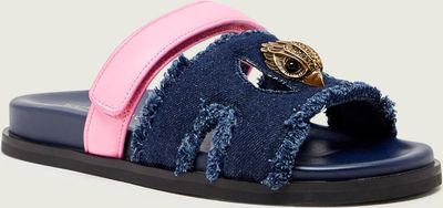 Klapki damskie na lato Kurt Geiger ze sklepu: Gomez Fashion Store w kategorii: Klapki damskie - zdjęcie 874714-BD9-10338_KG262W000160063