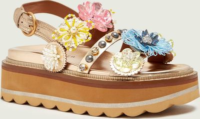 Sandały damskie letnie Kurt Geiger ze sklepu: Gomez Fashion Store w kategorii: Sandały damskie - zdjęcie 874714-BD9-10338_KG262W000169029