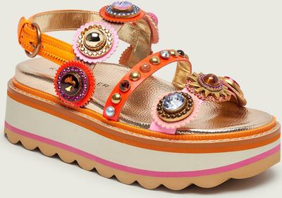Sandały damskie Kurt Geiger ze sklepu: Gomez Fashion Store w kategorii: Sandały damskie - zdjęcie 874714-BD9-10338_KG262W000171026