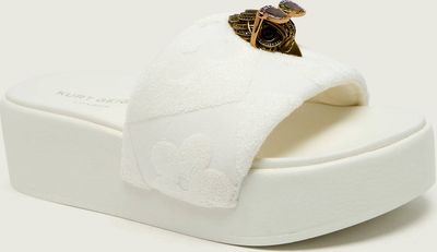 Klapki damskie na lato Kurt Geiger ze sklepu: Gomez Fashion Store w kategorii: Klapki damskie - zdjęcie 874714-BD9-10338_KG262W000202019