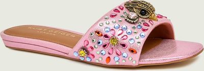 Klapki damskie Kurt Geiger ze sklepu: Gomez Fashion Store w kategorii: Klapki damskie - zdjęcie 874714-BD9-10338_KG262W000218046