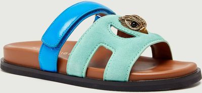 Klapki damskie na lato Kurt Geiger ze sklepu: Gomez Fashion Store w kategorii: Klapki damskie - zdjęcie 874714-BD9-10338_KG262W000224060