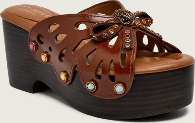 Klapki damskie eleganckie Kurt Geiger ze sklepu: Gomez Fashion Store w kategorii: Klapki damskie - zdjęcie 874714-BD9-10338_KG262W000233004