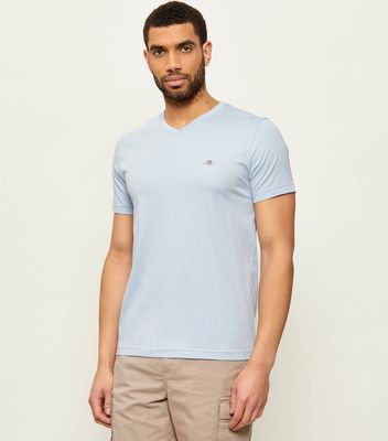 T-shirt męski casual Gant ze sklepu: Gomez Fashion Store w kategorii: T-shirty męskie - zdjęcie 874714-BD9-10338_GA262M000047457