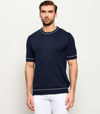 Sweter męski bez wzorów casual Gant ze sklepu: Gomez Fashion Store w kategorii: Swetry męskie - zdjęcie 874714-BD9-10338_GA262M000038433