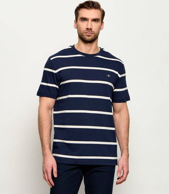 T-shirt męski na wiosnę Gant ze sklepu: Gomez Fashion Store w kategorii: T-shirty męskie - zdjęcie 874714-BD9-10338_GA262M000054433