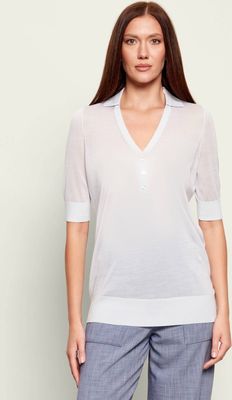 Sweter damski elegancki BOSS BLACK ze sklepu: Gomez Fashion Store w kategorii: Swetry damskie - zdjęcie 874714-BD9-10338_BB262W000031462