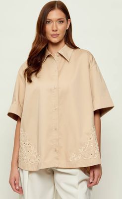Koszula damska casual BOSS ORANGE ze sklepu: Gomez Fashion Store w kategorii: Koszule damskie - zdjęcie 874714-BD9-10338_BO262W000018287