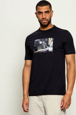 T-shirt męski BOSS ORANGE ze sklepu: Gomez Fashion Store w kategorii: T-shirty męskie - zdjęcie 874714-BD9-10338_BO264M000044001