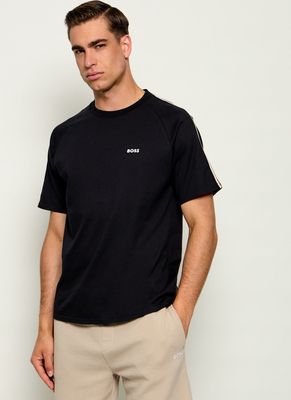T-shirt męski gładki BOSS BLACK ze sklepu: Gomez Fashion Store w kategorii: T-shirty męskie - zdjęcie 874714-BD9-10338_BW264M000054001