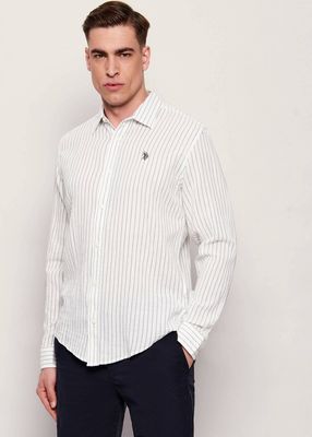Koszula męska casual US Polo ASSN ze sklepu: Gomez Fashion Store w kategorii: Koszule męskie - zdjęcie 874714-BD9-10338_UO262M000034010
