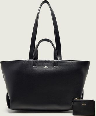 Shopper bag elegancka A.P.C. ze sklepu: Gomez Fashion Store w kategorii: Torby Shopper bag - zdjęcie 874714-BD9-10338_A3262W000008002