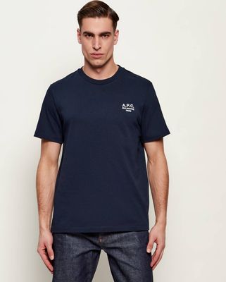 A.P.C. - T-shirt męski casualowy ze sklepu: Gomez Fashion Store w kategorii: T-shirty męskie - zdjęcie 874714-BD9-10338_A3262M000012011