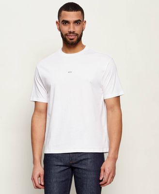 T-shirt męski casual A.P.C. ze sklepu: Gomez Fashion Store w kategorii: T-shirty męskie - zdjęcie 874714-BD9-10338_A3262M000014017