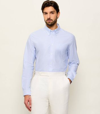 Koszula męska elegancka A.P.C. ze sklepu: Gomez Fashion Store w kategorii: Koszule męskie - zdjęcie 874714-BD9-10338_A3262M000022021