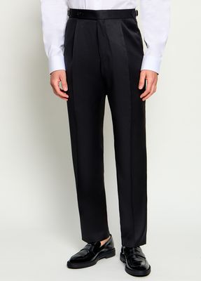 Spodnie męskie jesienne klasyczny BOSS BLACK ze sklepu: Gomez Fashion Store w kategorii: Spodnie męskie - zdjęcie 874714-BD9-10338_BB264M000009001
