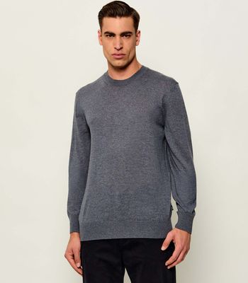 BOSS BLACK - Sweter męski na wiosnę ze sklepu: Gomez Fashion Store w kategorii: Swetry męskie - zdjęcie 874714-BD9-10338_BB264M000089030