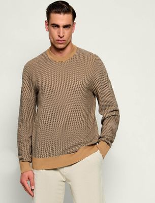 BOSS BLACK - Sweter męski letni ze sklepu: Gomez Fashion Store w kategorii: Swetry męskie - zdjęcie 874714-BD9-10338_BB264M000096260