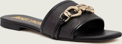 Just Cavalli - Klapki damskie eleganckie ze sklepu: Gomez Fashion Store w kategorii: Klapki damskie - zdjęcie 874714-BD9-10338_CA262W000029899