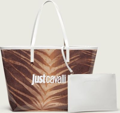 Shopper bag zimowy Just Cavalli ze sklepu: Gomez Fashion Store w kategorii: Torby Shopper bag - zdjęcie 874714-BD9-10338_CA262W000044998