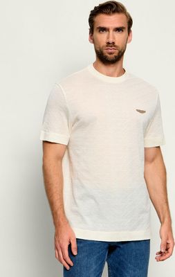 T-shirt męski na lato BOSS BLACK ze sklepu: Gomez Fashion Store w kategorii: T-shirty męskie - zdjęcie 874714-BD9-10338_BB264M000178118
