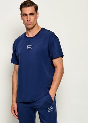Hugo Bodywear - T-shirt męski bez wzorów ze sklepu: Gomez Fashion Store w kategorii: T-shirty męskie - zdjęcie 874714-BD9-10338_BZ264M000013410