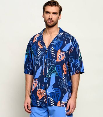Hugo Bodywear - Koszula męska ze sklepu: Gomez Fashion Store w kategorii: Koszule męskie - zdjęcie 874714-BD9-10338_BZ264M000020401